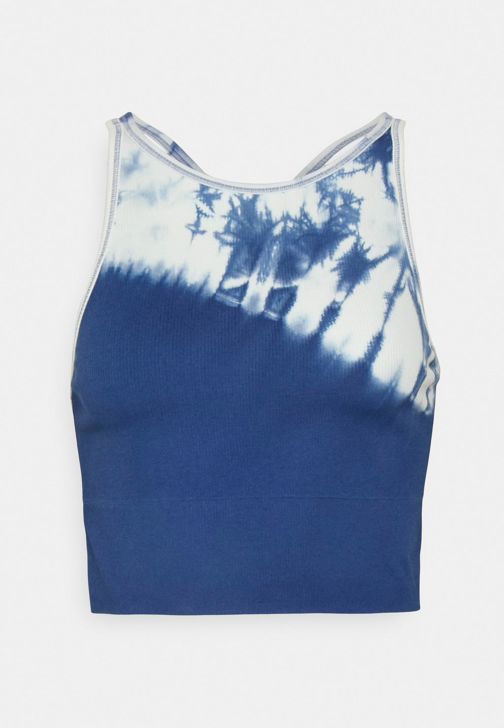 Athleta AURORA HIGH NECK CROP TIE DYE TANK