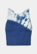 Athleta AURORA HIGH NECK CROP TIE DYE TANK