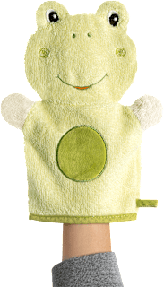 Waschhandschuh Frosch fehn