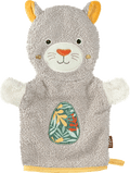 Waschhandschuh Panther, braun fehn