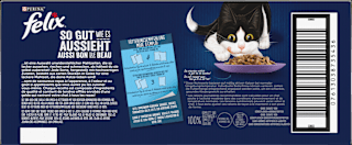 Nassfutter Katze gemischte Vielfalt Megapack (44x85 g) Felix
