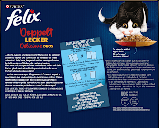 Nassfutter Katze, Geschmacksvielfalt vom Land in Gelee, Multipack (24x85 g) Felix