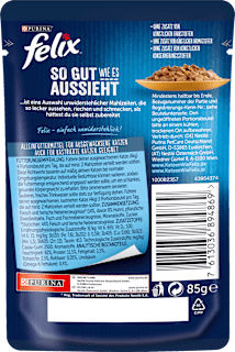 Nassfutter Katze mit Huhn, So gut wie es aussieht, Adult Felix