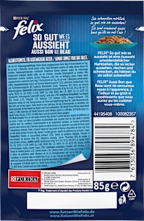 Nassfutter Katze mit Thunfisch in Gelee, So gut wie es aussieht, Adult Felix