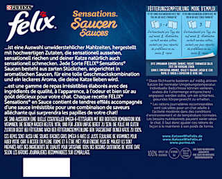 Nassfutter Katze, Sensations Saucen - Geschmacksvielfalt vom Land, Multipack (24x85  g) Felix