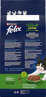 Trockefutter Katze mit Geflügel, Inhome doppelt lecker - delicieux duos Felix