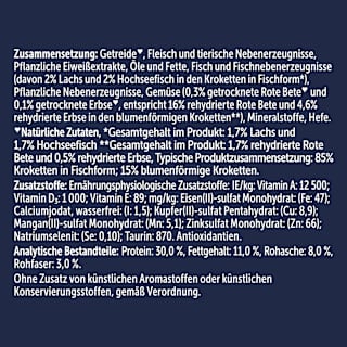 Trockenfutter Katze mit Fisch, doppelt lecker - delicieux duos Felix