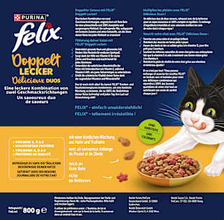 Trockenfutter Katze mit Huhn & Truthahn - doppelt lecker delicieux duos Felix