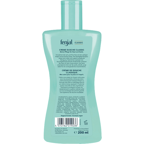 Cremedusche Classic Fenjal
