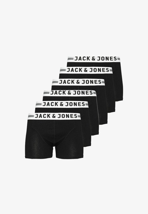 Jack & Jones RETRO 6ER PACK SENSE - Trunks - schwarz weiß