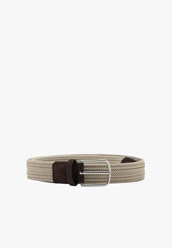 Mango ADULT - Braided belt - beige