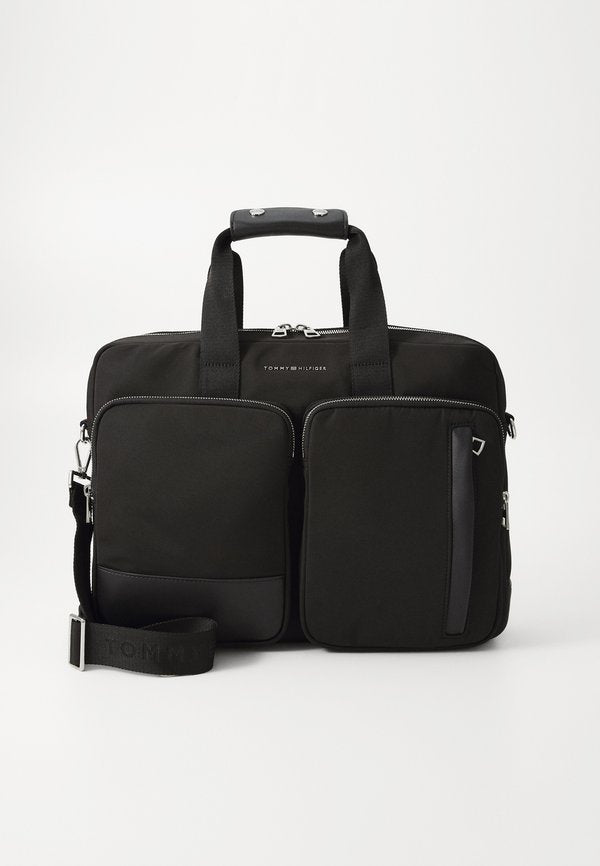 Tommy Hilfiger BUSINESS COMPUTER BAG - Briefcase - black