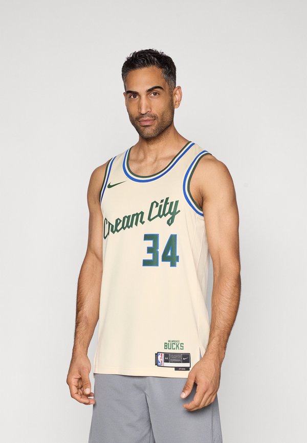 Nike Performance GIANNIS ANTETOKOUNMPO MILWAUKEE BUCKS CITY EDITION - Club wear - flat opal