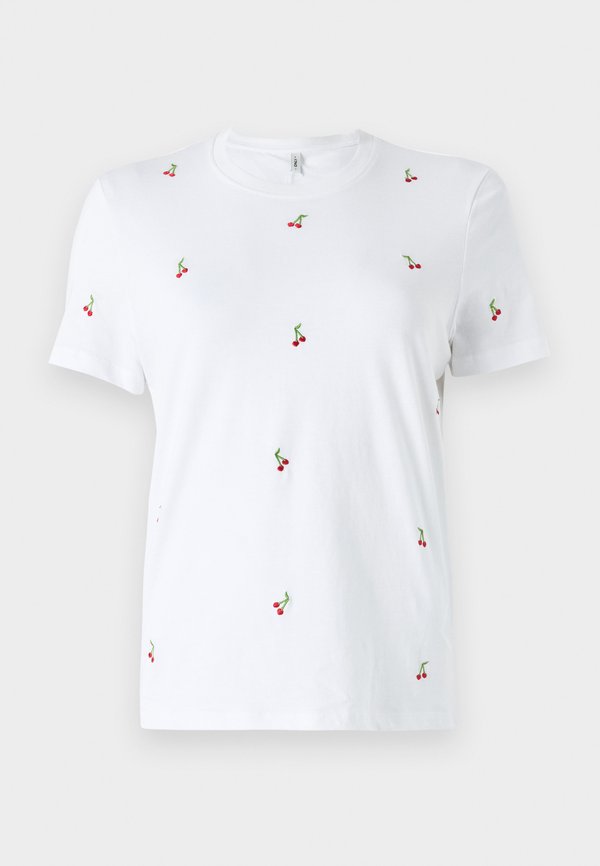 ONLY ONLKETTY - Print T-shirt - bright white