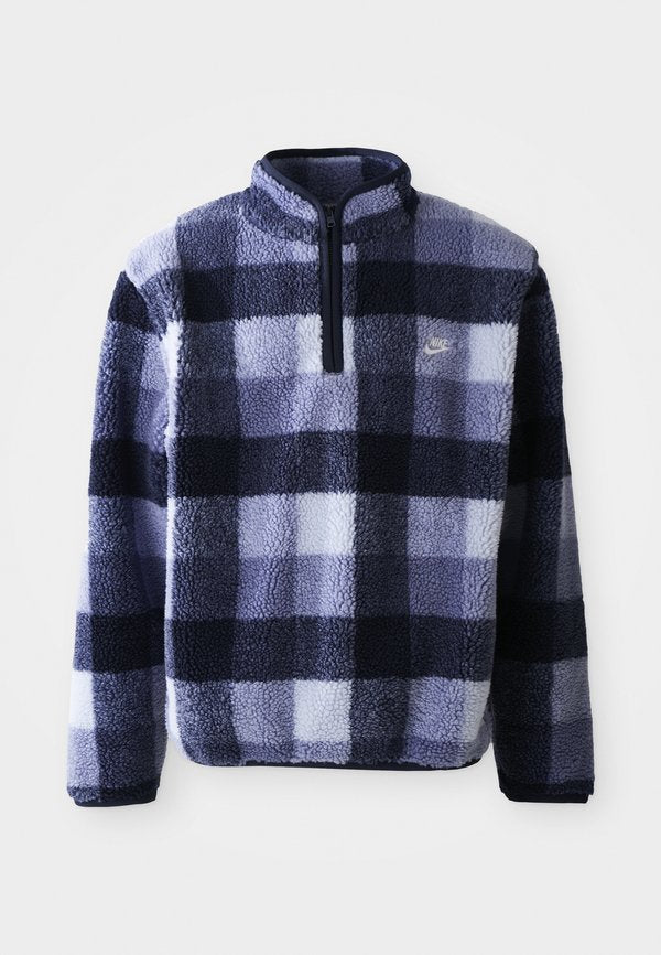 Nike Sportswear CLUB  - Fleece jumper - ghost/obsidian/world indigo/white