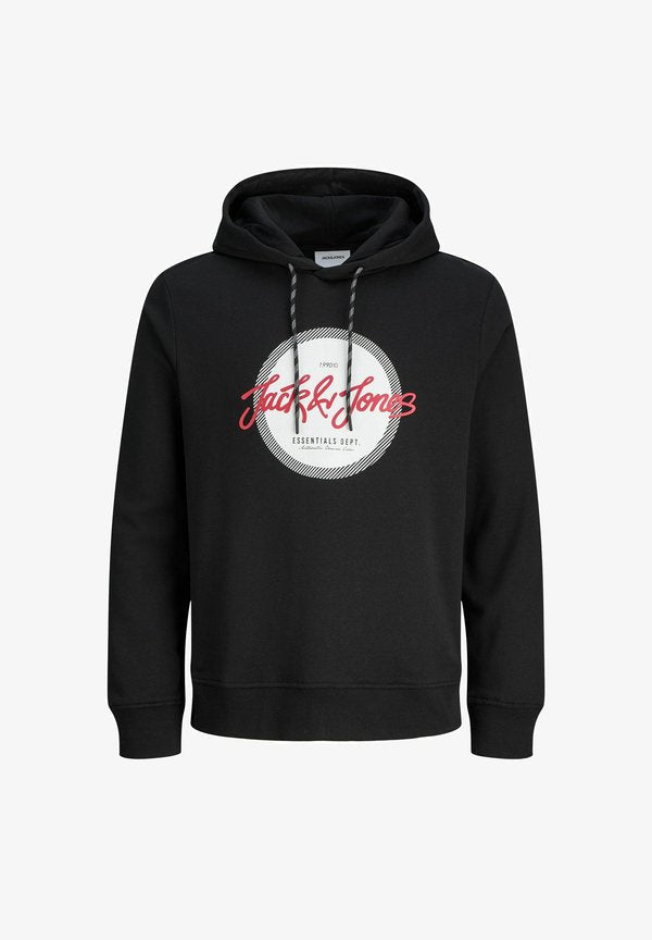 Jack & Jones Logo - Hoodie - black