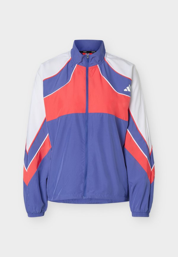 adidas Performance ADIZERO - Windbreaker - dual indigo/semi lucid red/white
