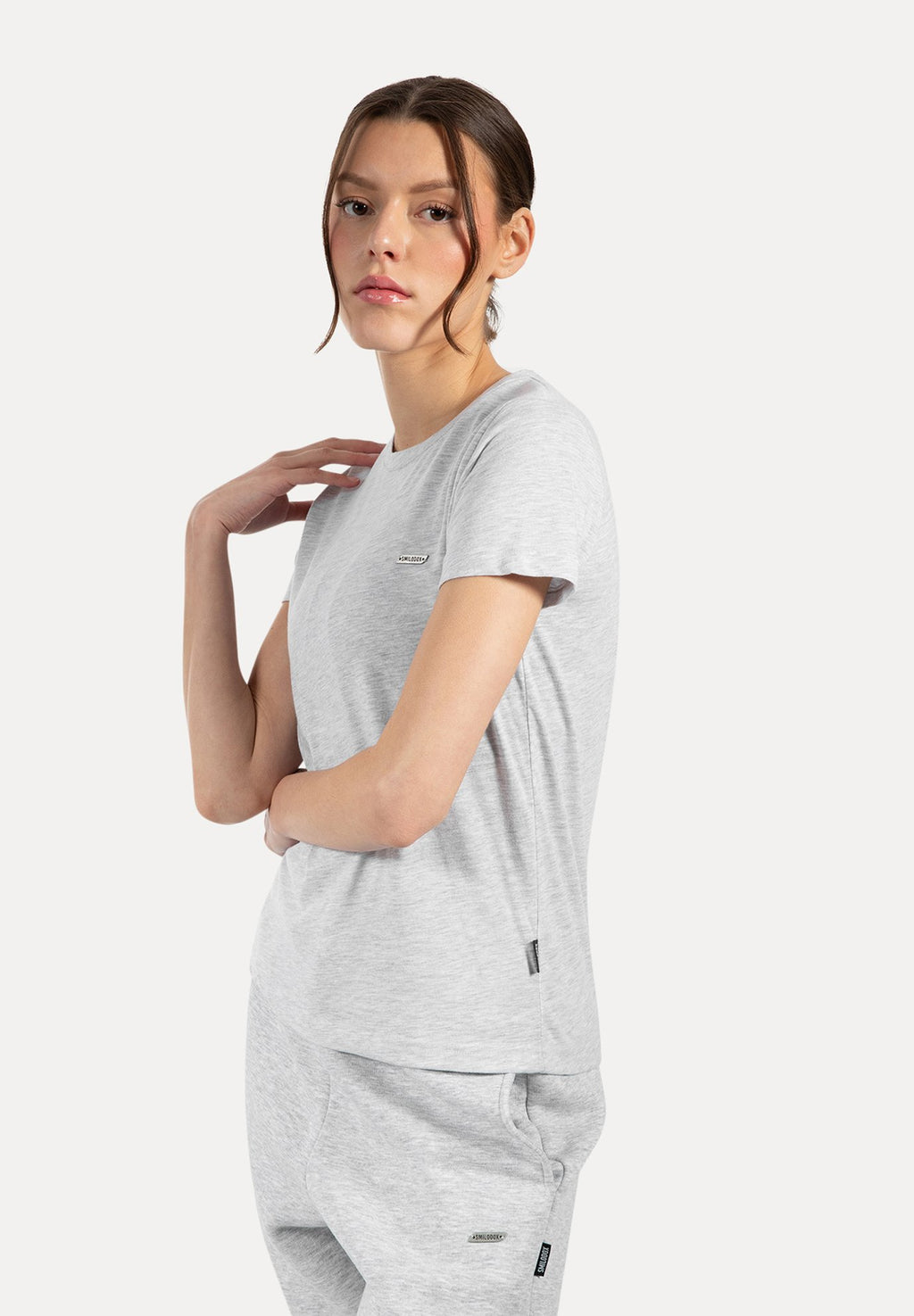 Smilodox BASIC TEE LAURENA-T_SHIRT_TOP (SHIRTS)