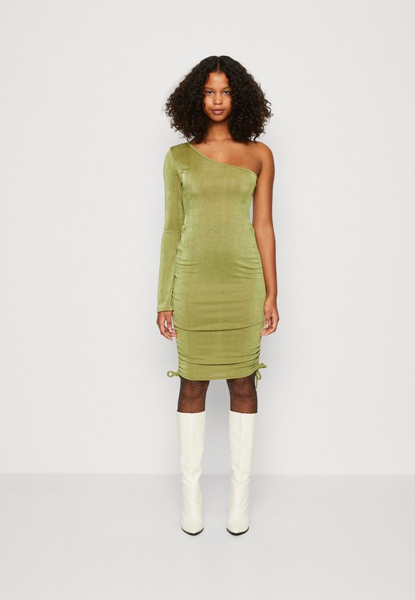 IN THE STYLE ONE SHOULDER MINI DRESS