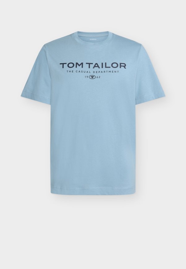 TOM TAILOR Print T-shirt - mountain spring blue