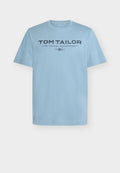 TOM TAILOR Print T-shirt - mountain spring blue