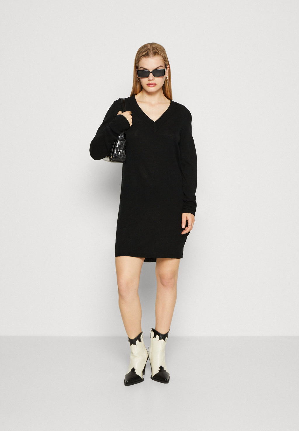 JDY JDYLAURA V NECK DRESS