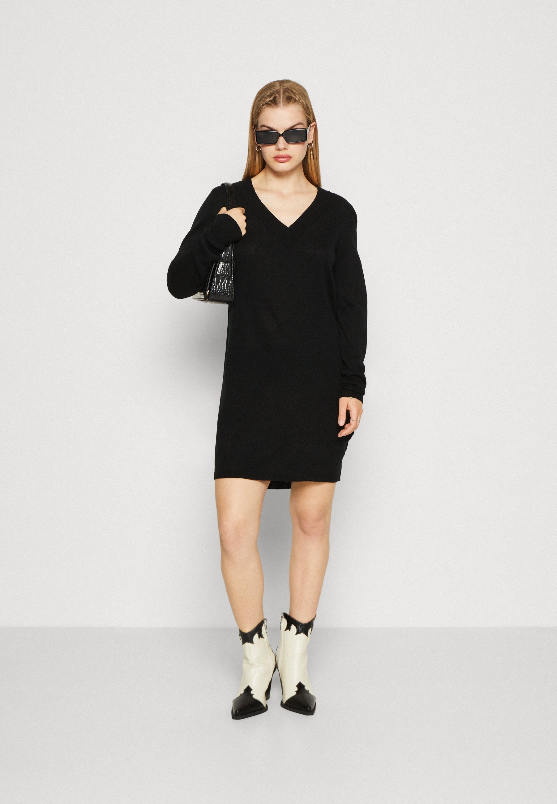 JDY JDYLAURA V NECK DRESS
