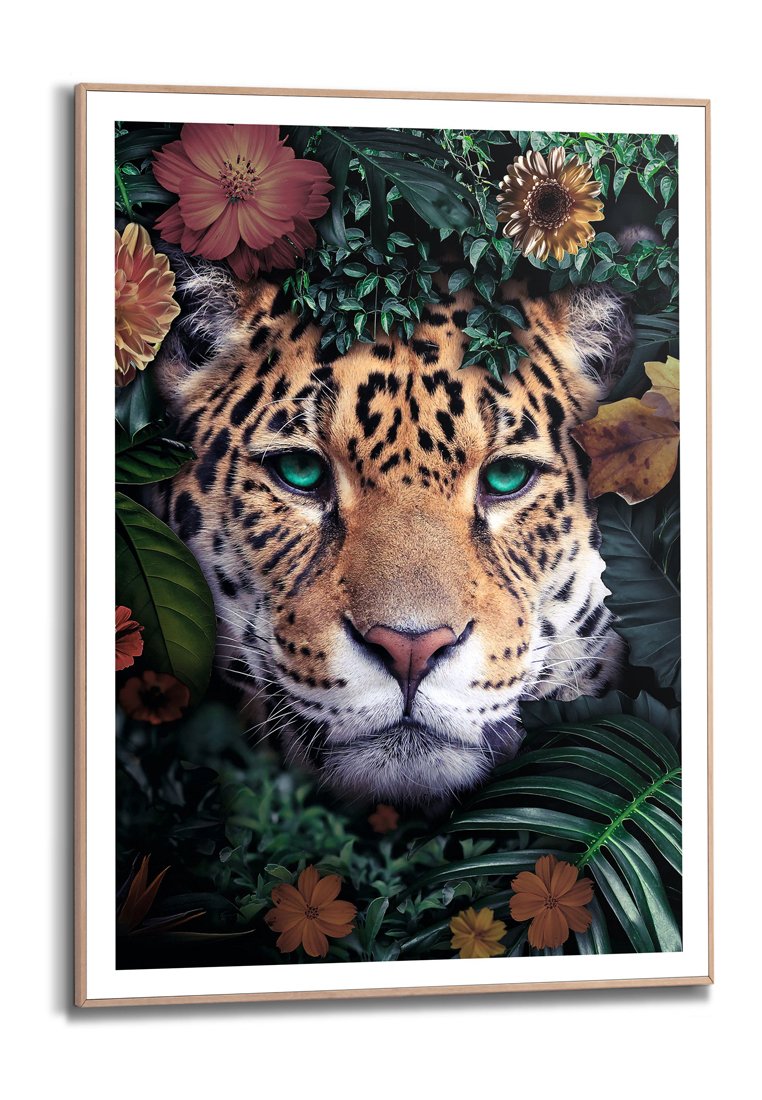 Orange Wallz TROPICAL LEOPARD