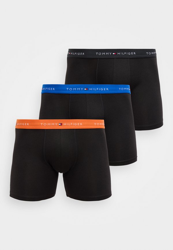 Tommy Hilfiger 3-PACK SIGNATURE LOGO WAISTBAND BOXER BRIEFS - Boxer briefs - blue/orange/black