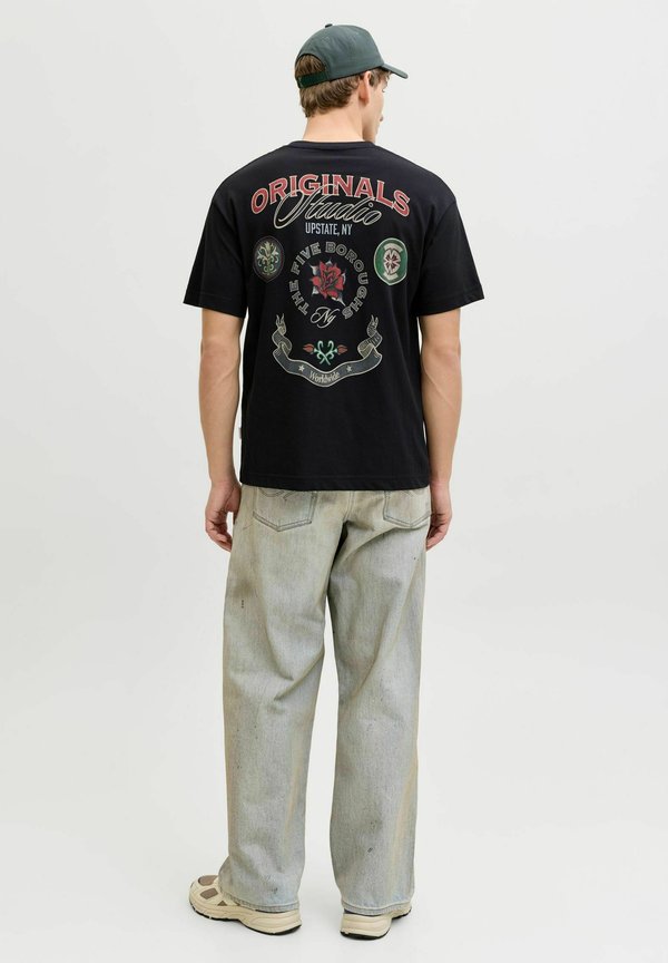 Jack & Jones T- - Print T-shirt - black