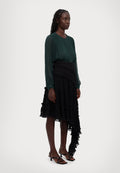 ROKH ASYMMETRICAL SKIRT