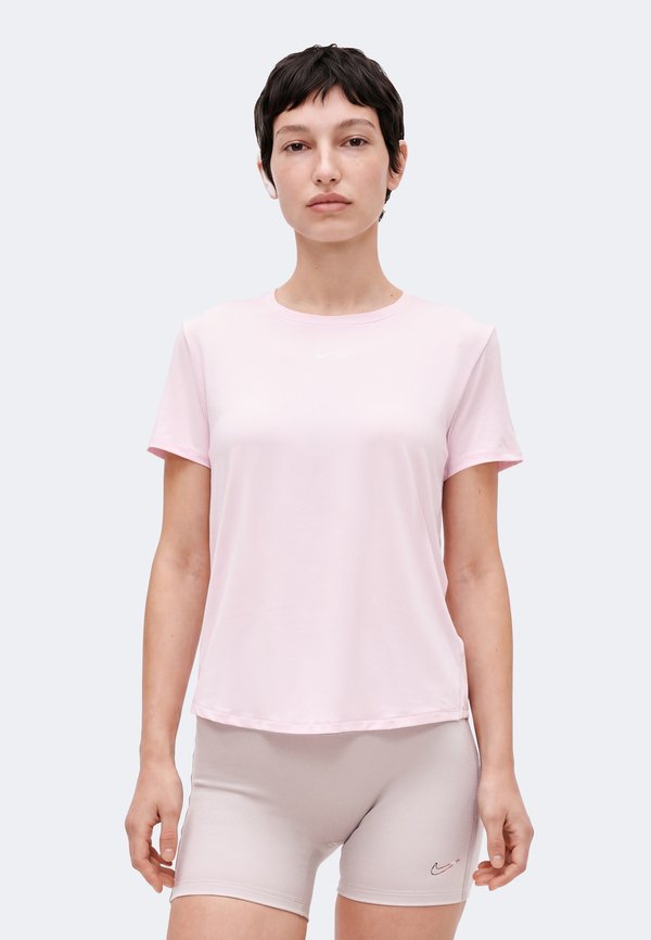 Nike Performance ONE CLASSIC - Sports T-shirt - pink foam/white