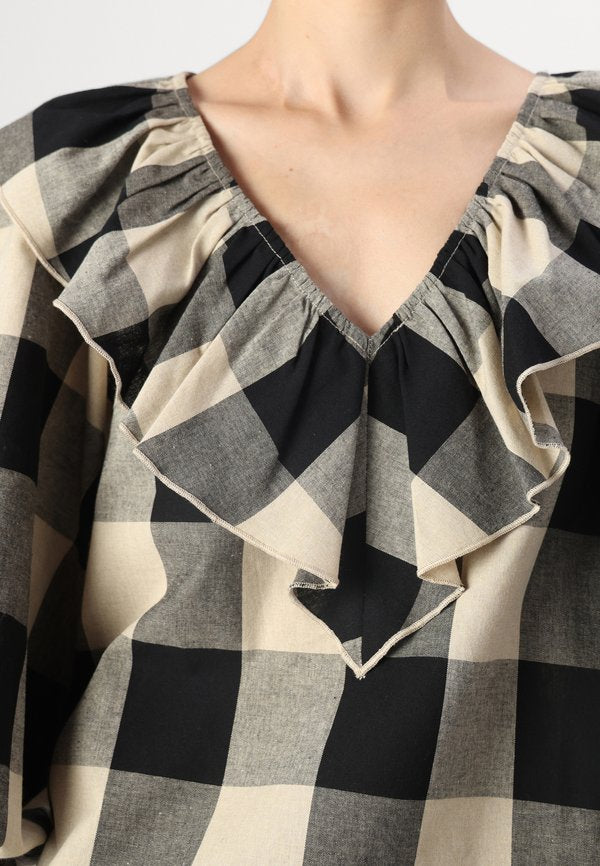 VILA VISALSA V NECK TOP