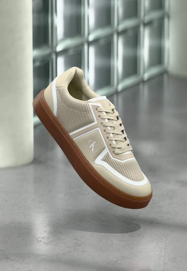 Calvin Klein CLASSIC CUPS LACEUP - Trainers - oatmeal/honey