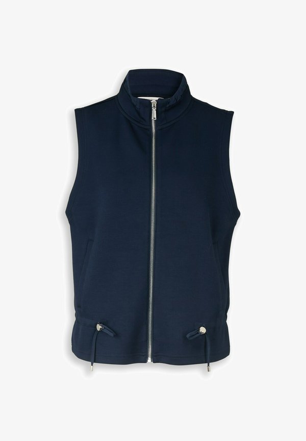 TOM TAILOR MIT STEHKRAGEN - Waistcoat - sky captain blue