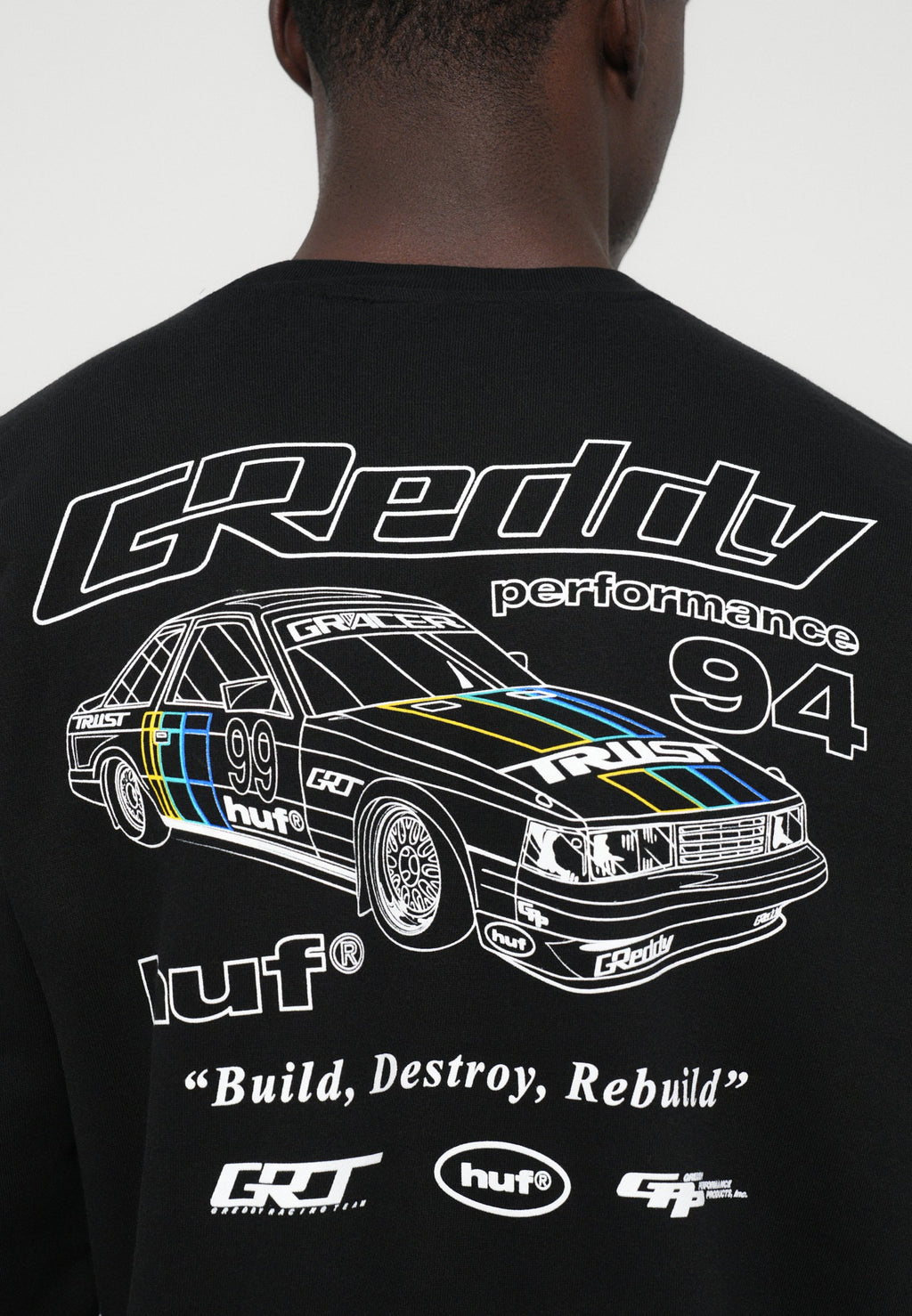HUF GREDDY RETRO MOD CREW