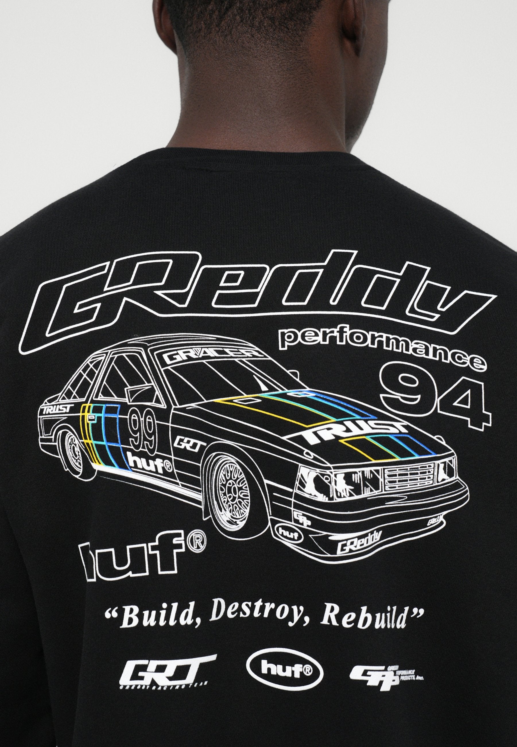 HUF GREDDY RETRO MOD CREW
