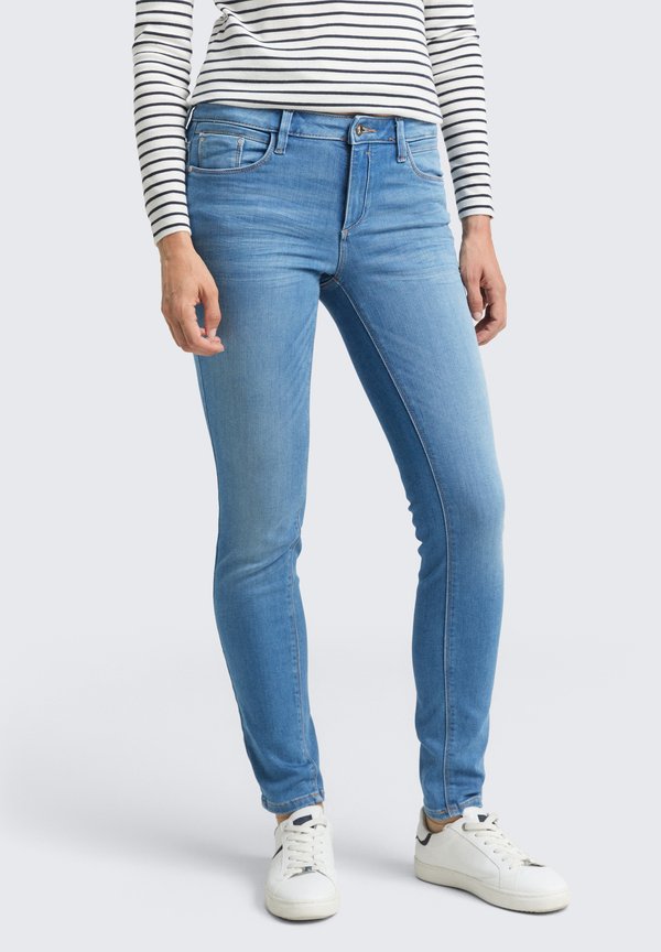 TOM TAILOR TTALEXA SKINNY FIT - Jeans Skinny Fit - mid stone wash denim