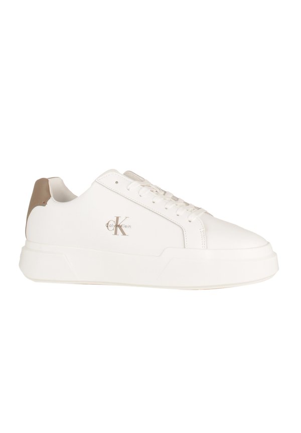 Calvin Klein CHUNKY CUPSOLE LACEUP BRIGHT WHITE/DESERT TAUPE #05O