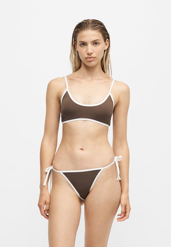 ONLY ONLMARSEILLE SCOOP NECK TIE SET  - Bikini - shopping bag/cloud dancer