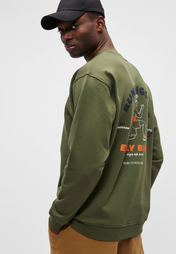 Marc O'Polo DENIM CREW NECK PRINT RELAXED FIT