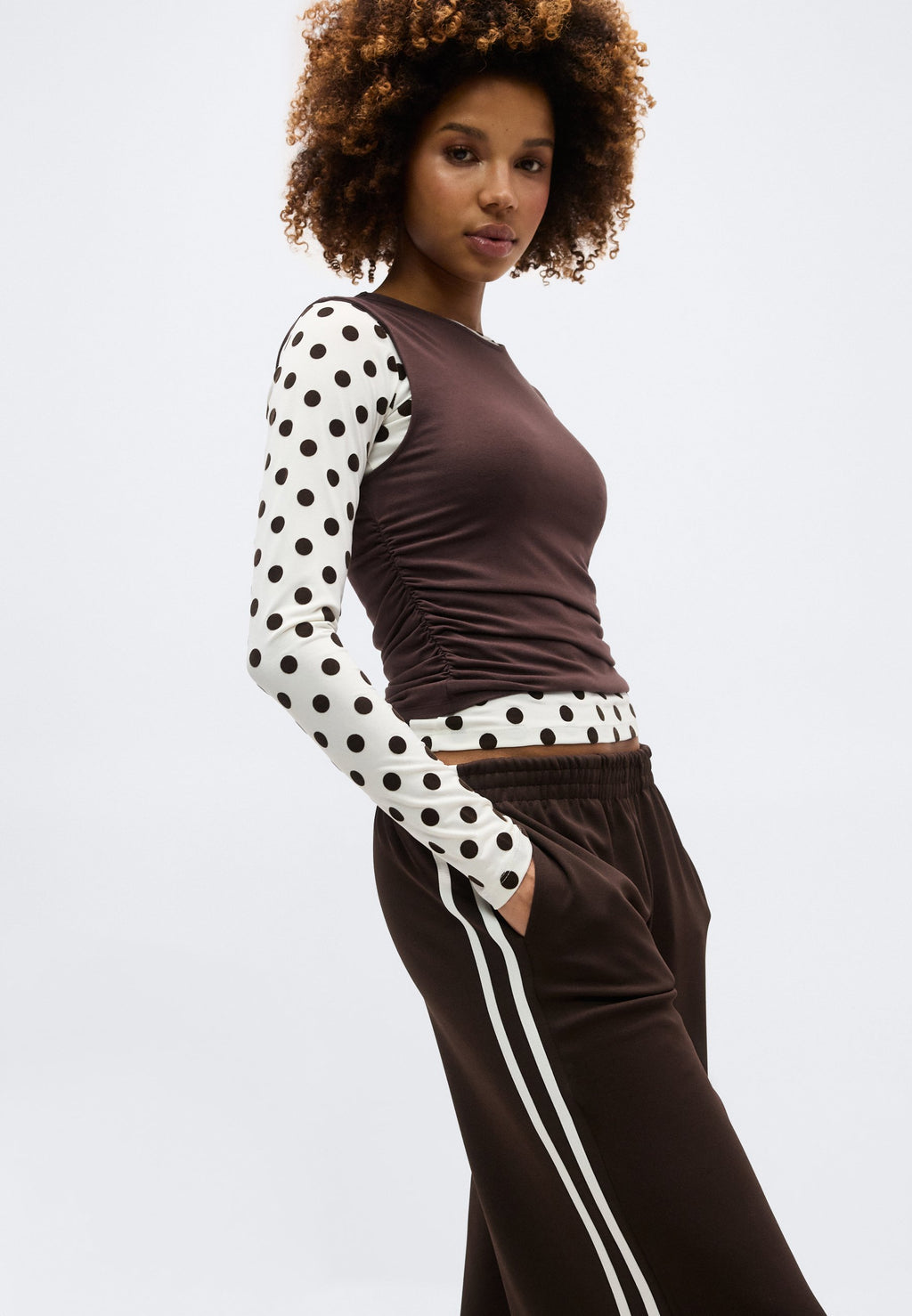 Gina Tricot SPORTY WIDE TROUSERS