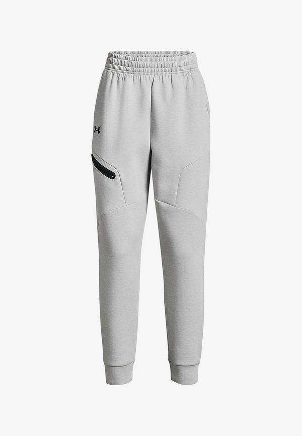 Under Armour UNSTOPPABLE FLEECE - Tracksuit bottoms - mod gray