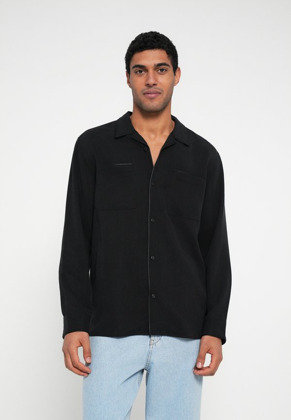 Calvin Klein GLOSSY CAMP COLLAR EASY SHIRT