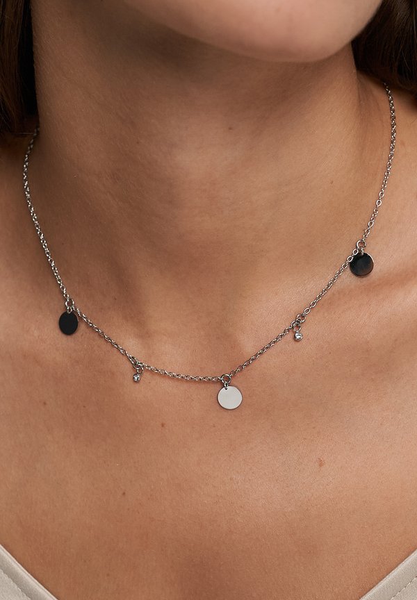 s.Oliver COINS - Necklace - silver-coloured