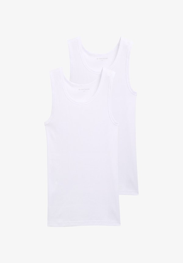 TOM TAILOR 2-PACK - Undershirt - white