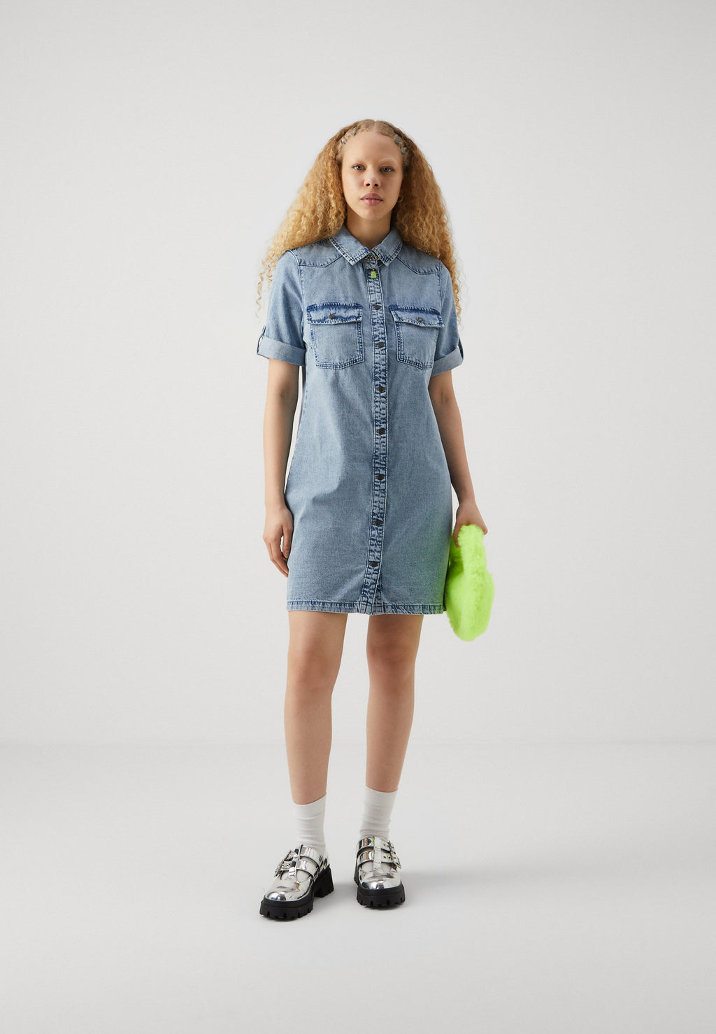 Noisy May Denim Short sleeved