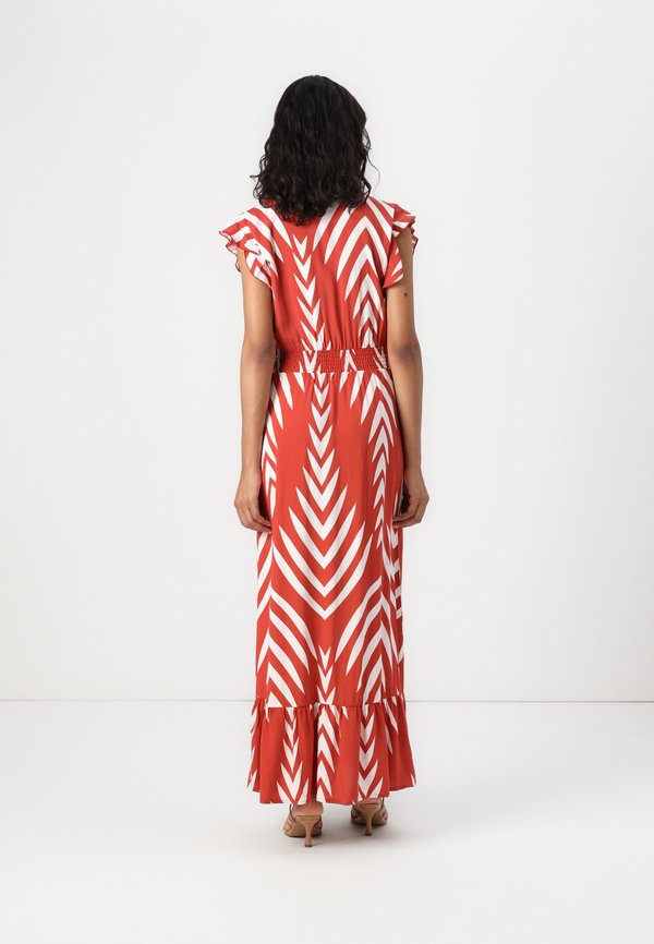 VILA VIAYA PAYA V NECK ANKLE DRESS