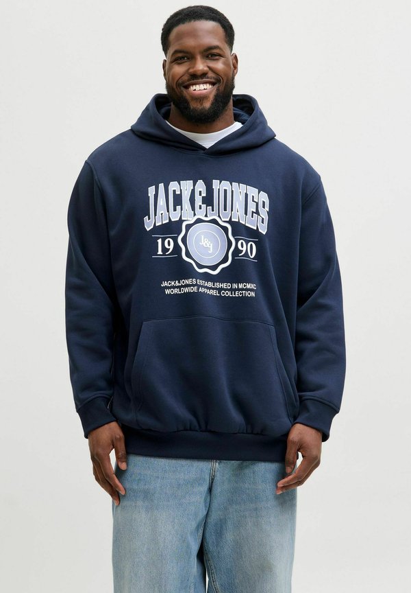 Jack & Jones Plus Size Logo - Hoodie - sky captain