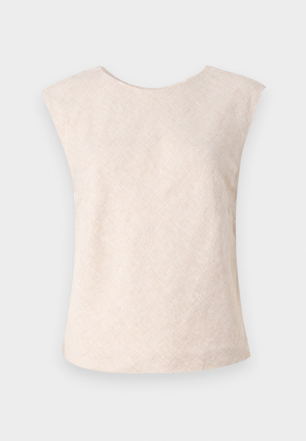 Abercrombie & Fitch Linen-Blend Skimming Shell Top